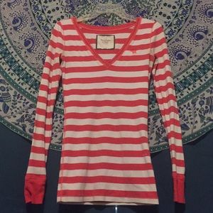 Abercrombie and Fitch striped long sleeve